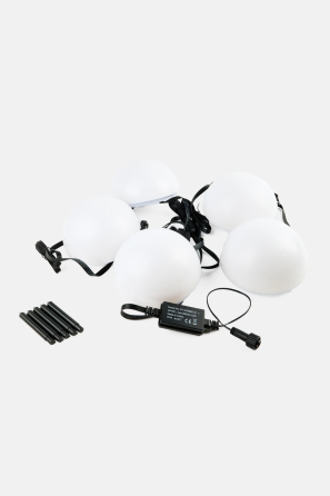 Підлогова LED гірлянда Livarno Home Zigbee 3.0, 5 RGB+CCT світильників, Wi-Fi Smart, IP44, Google Assistant Київ