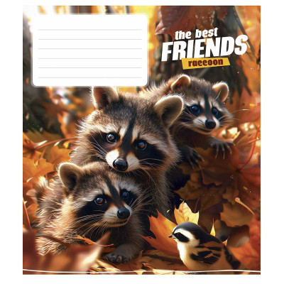 Зошит Школярик The best friends 12 аркушів клітинка (012-3434K) Вінниця - фото 2