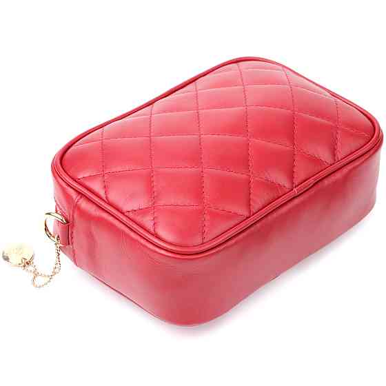 Сумка в ромбы из натуральной кожи Tony Perotti 20838_1 (CA006-01DR dk red) Красный Киев