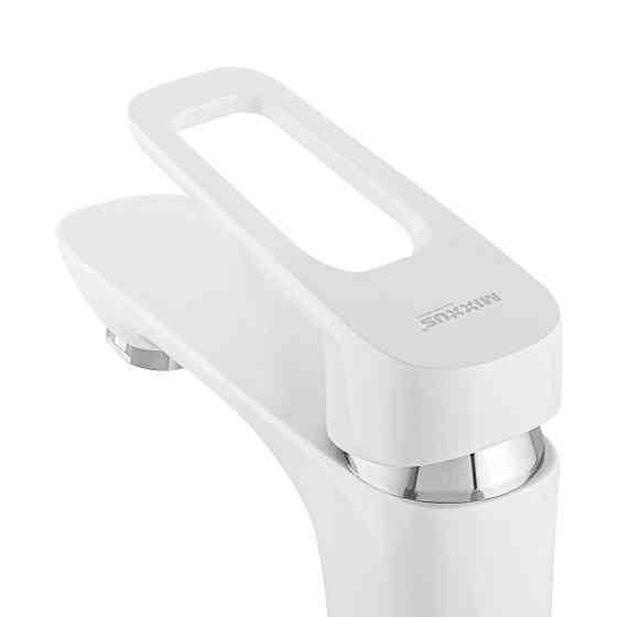 Смеситель для умывальника Mixxus Nevada 001 Nut белый Харьков