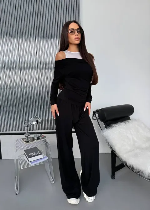 Жіночий костюм 3-ка штани кофта майка віскоза Одеса - фото 2