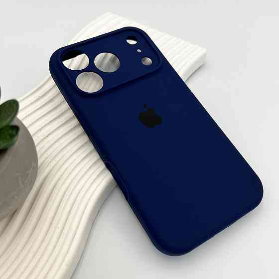 Чохол для смартфона Silicone Full Case AA Camera Protect for Apple iPhone 17 Pro 39,Navy Blue Київ