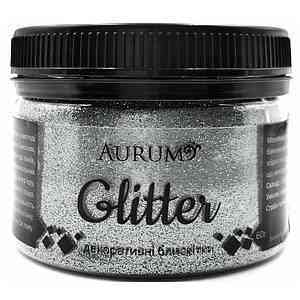 Глиттер серебро №07 0.06кг AURUM Харьков