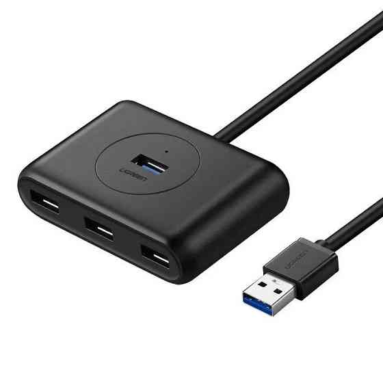 USB-хаб UGREEN USB 3.0 Hub  0.5m (Black) Киев