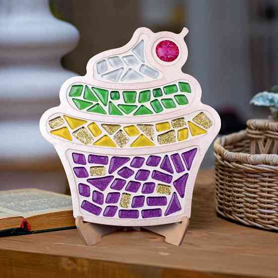 Дитячий набір для творчості кришталева мозаїка "Кекс" MA1006 Вінниця