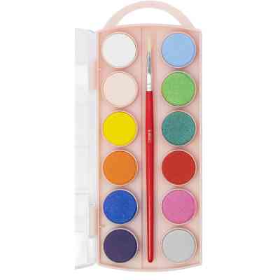 Акварельные краски Школярик Пастельные 12 цветов (302122001-UA) Винница