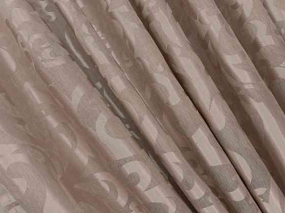 Комплект готових штор VR-Textil Жакард Вензель № 090ш Пудровий 150х260 см 2 шт (39-0077) Київ