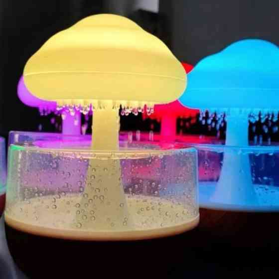 Нічник-зволожувач побутовий Cloud, Зволожувач повітря безшумний для спальні, Зволожувач з ароматизацією YB-27 Івано-Франківськ