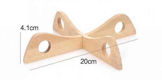 Подставка под горячее из натурального дерева, двухсторонняя Винница