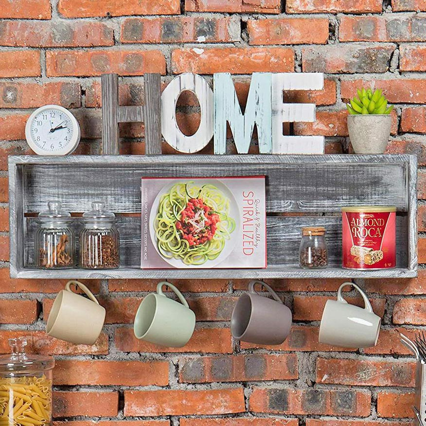 Полиця для чашок "Мартуні" шеббі Миколаїв - фото 4