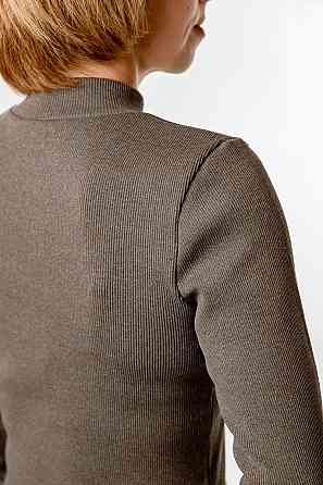 Водолазка жіноча,  х/б коричнева, топ Крохатушка одяг Київ