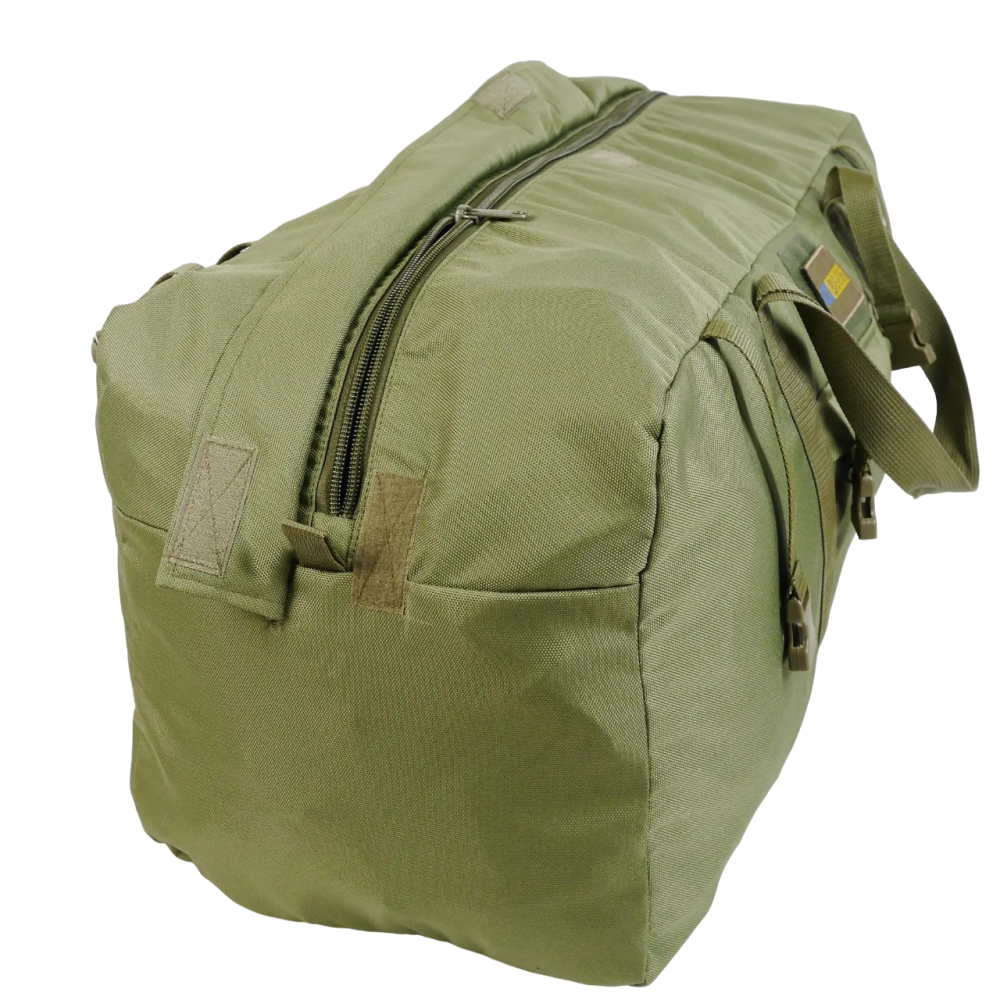 Сумка тактическая 100л. Kiborg Military bag Khaki. Большая армейская сумка транспортная хаки Киев - изображение 4