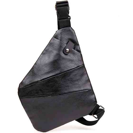 Сумка слинг кожзам Vintage 20565 Черная Киев