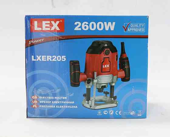Фрезер для дерева LEX LXER205 – 2600 Вт, 6/8/12 мм, регулювання обертів Львів