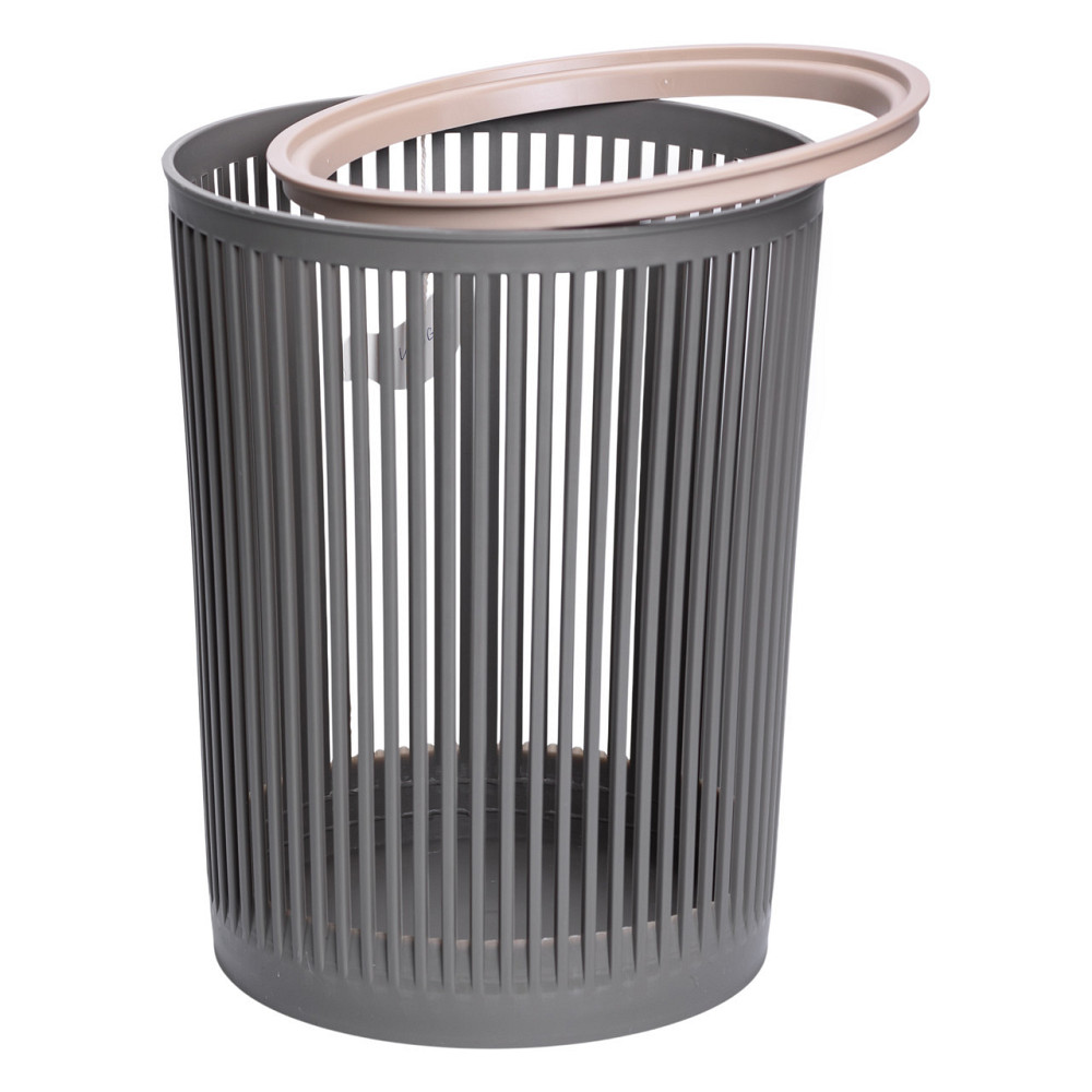 Кошик для сміття пластиковий в офіс для паперу 8 (л) кошик під сміття відро для сміття Сірий HP-45-8G Київ - фото 1
