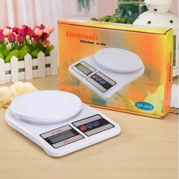 Кухонні ваги Domotec ACS MS-400, до 10 кг, функція тарування, точність 1 г, цифровий дисплей, пластик Одеса - фото 1