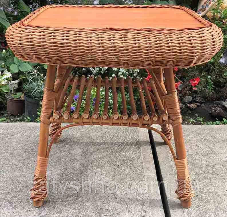 Журнальный стол из лозы (50*50) Киев - изображение 4