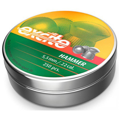 Пульки H&N Excite Hammer 5,5 мм, 0.94 г, 250шт/уп (93115500003) Винница - изображение 1
