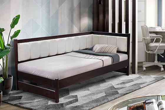 Ліжко Лілі  900*2000, горіх темний (ліве "Г") Київ