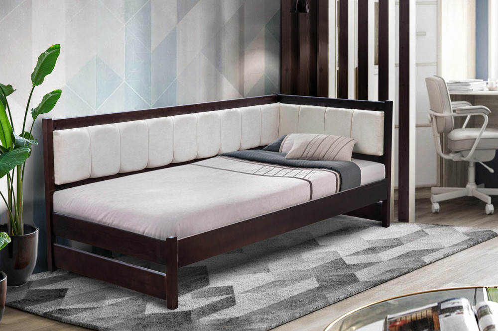 Ліжко Лілі  900*2000, горіх темний (ліве "Г") Київ - фото 4