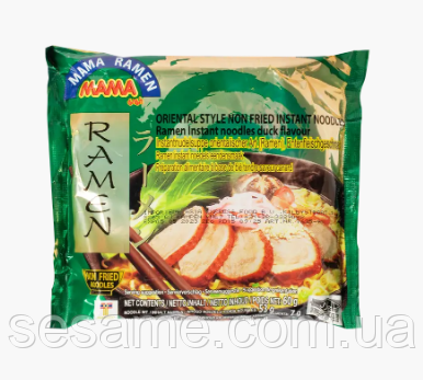 Лапша быстрого приготовления с уткой RAMEN Instant noodles DUCK MAMA 60 г Харьков - изображение 1
