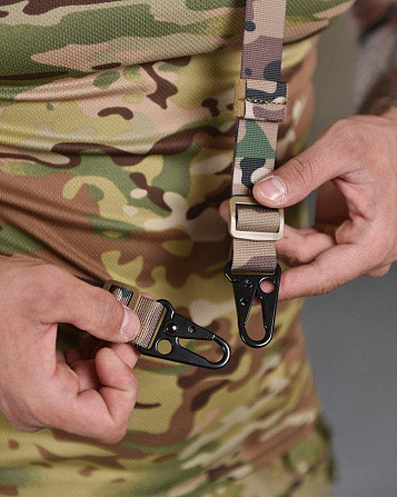 Ремень двухточечный оружейный, Cordura Multicam стиль ferro concepts ВТ7051 Киев - изображение 3