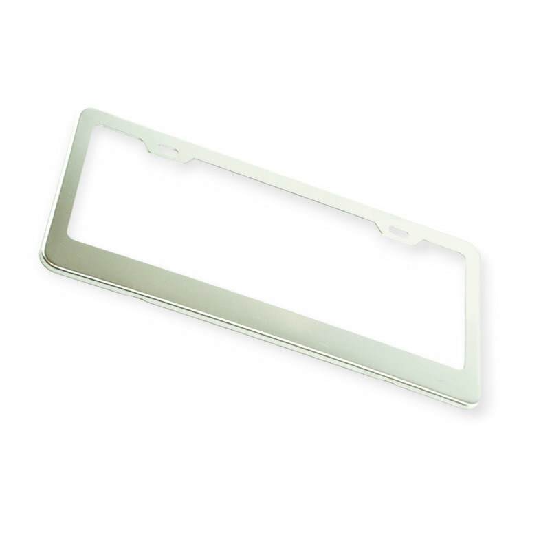 Рамка під номер книжка "америка" нержавіюча сталь 30,5х15,5 см (2 отвори) хром Мукачево - фото 1