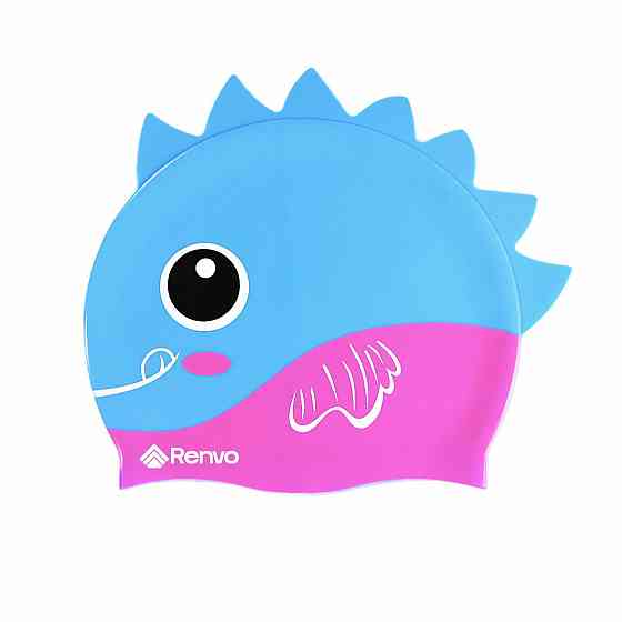 Дитяча Шапочка для плавання Renvo Sentani JR Блакитний, Рожевий OSFM (1SC300-56) Київ