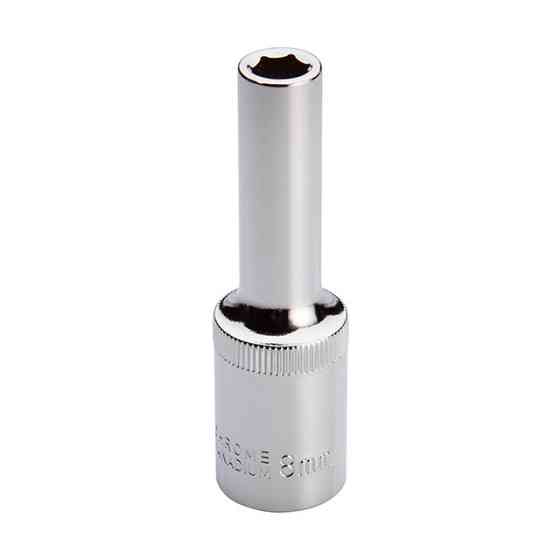 Головка шестигранна подовжена 1/2", 8×78 мм, Cr-V, STORM INTERTOOL ET-0108 Київ