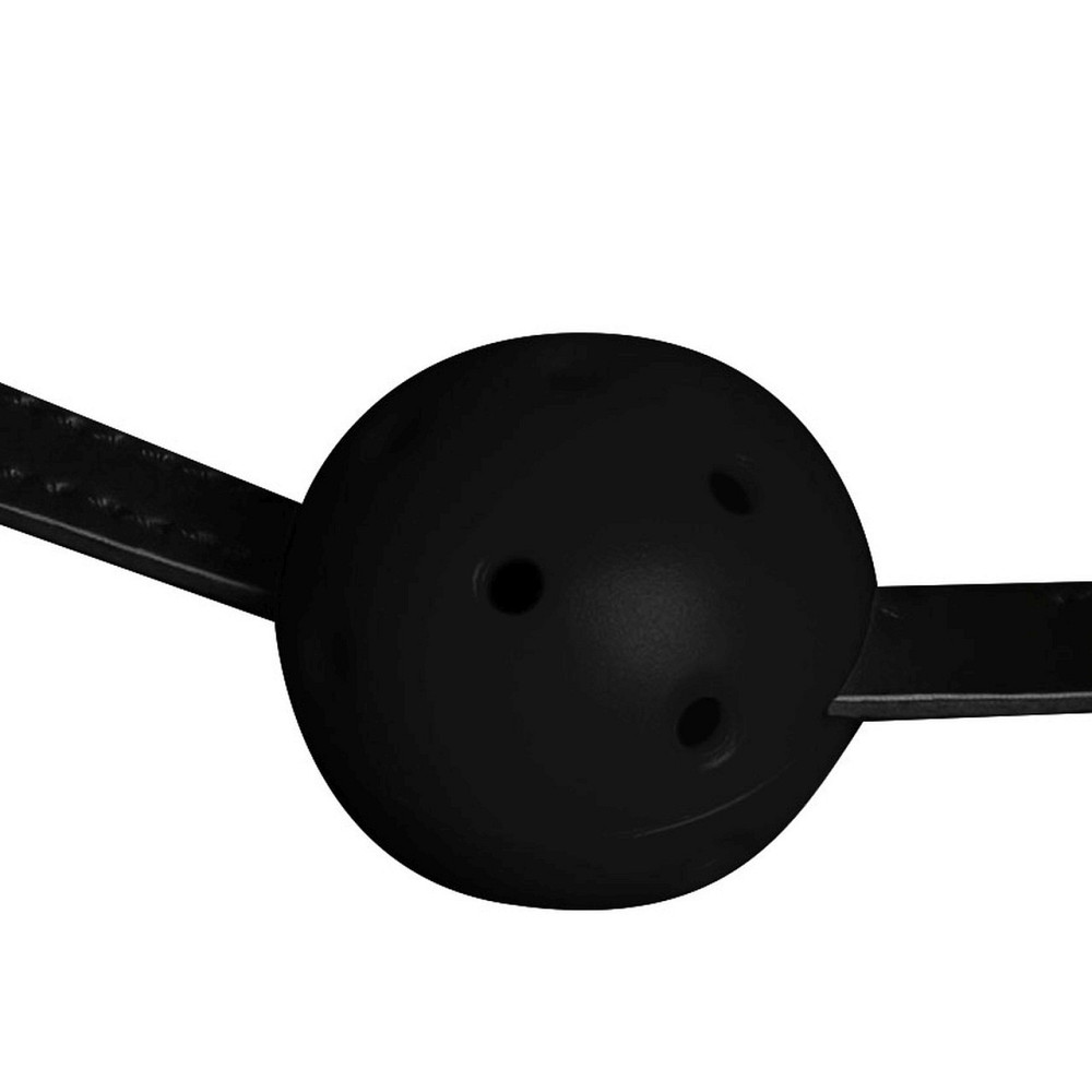 Маска-кляп Head Harness with Mouth Cover and Solid Ball Gag - Black Sex Aura Киев - изображение 6