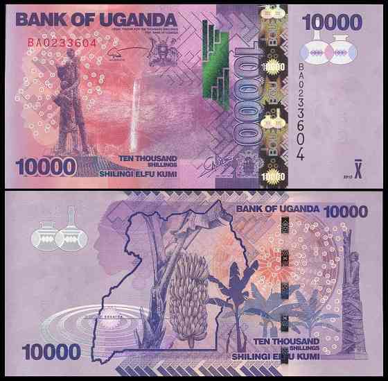 Уганда / Uganda 10000 shillings 2015 Pick 52 UNC Полтава