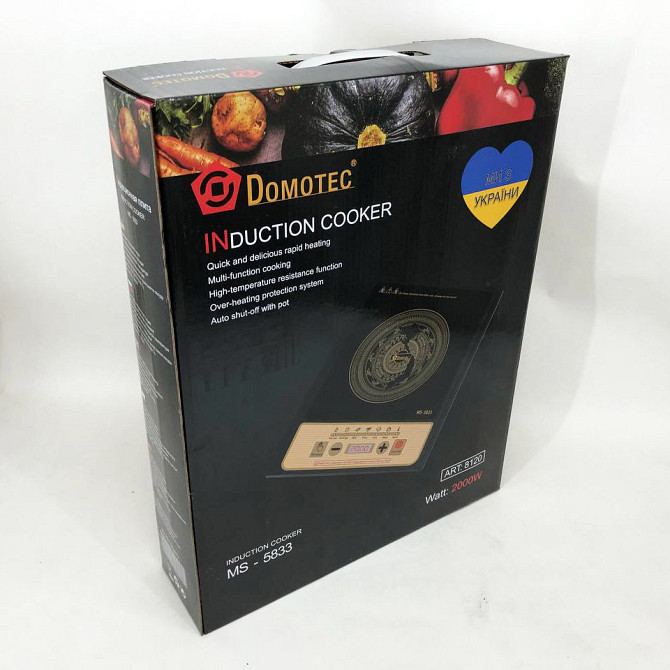 Инфракрасная электронная плита Domotec MS-5833 2000 Вт, Электроплиты одноконфорочные CK-84 Киев - изображение 2