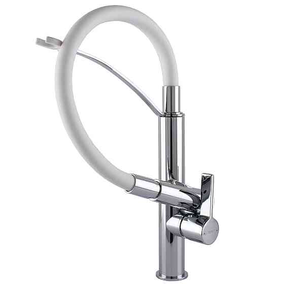 Змішувач для кухні TOPAZ SARDINIA TS 8817-H23-W-S Київ