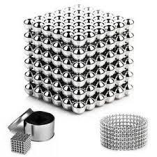 Магнітний конструктор NeoCube Silver 216 кульок 5 мм у металевій коробці, головоломка антистрес Неокуб срібло Одеса - фото 4