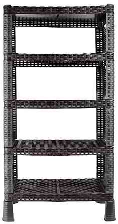Этажерка 4-х ярусная Violet House 0733 Роттанг Гелакси BLACK (6794478) Киев