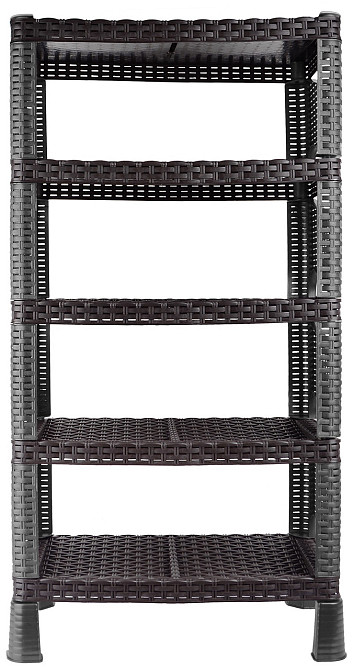 Этажерка 4-х ярусная Violet House 0733 Роттанг Гелакси BLACK (6794478) Киев - изображение 1