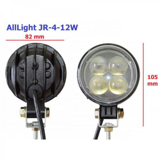 Світлодіодна фара AllLight JR-4-12W spot 9-30V Харків
