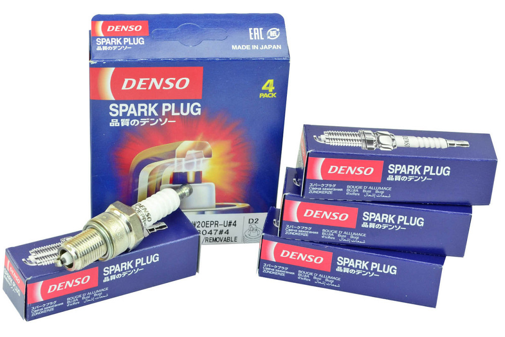 Свечи 2101-2107, 2108-21099, ЗАЗ 1102 Таврия, Lanos (8 кл) с резистором карбюратор (к-кт 4 шт) D2 DENSO зажигания Мукачево - изображение 1