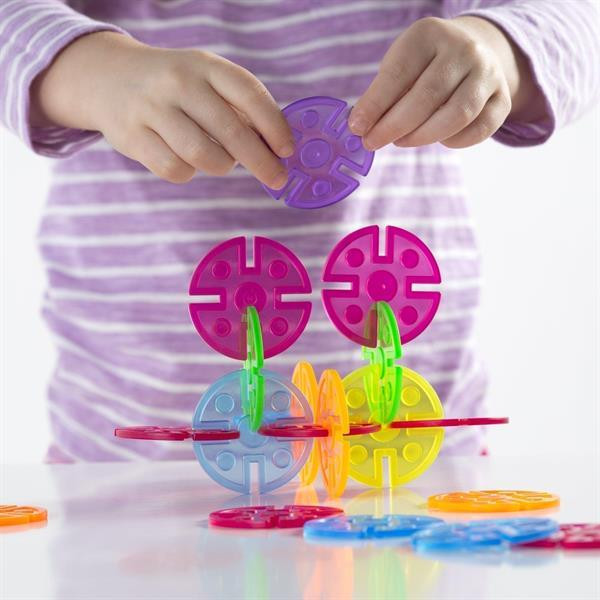 Конструктор Guidecraft Interlox Discs Диски, 96 деталей (G16834) Харьков - изображение 6