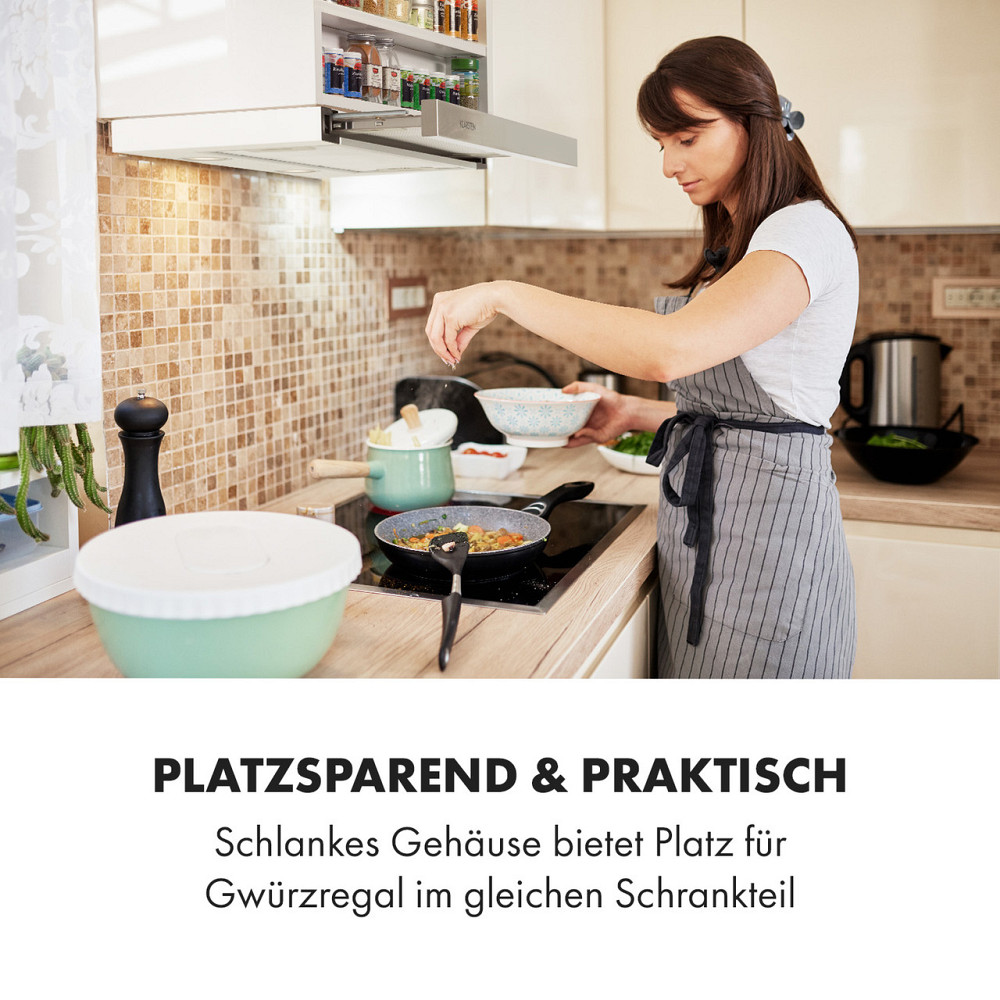 Вытяжка с плоским экраном Mariana 60 500 м³/ч вытяжки LED белый Белый (Германия, читать описание) Ровно - изображение 2