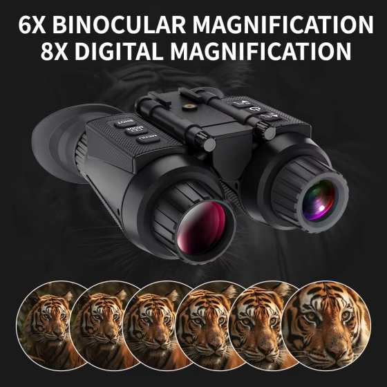 Бінокуляри нічного бачення NV8300 HD 4K (до 500м) + шолом (ABS пластик) + кріплення FMA L4G24 + карт Вінниця