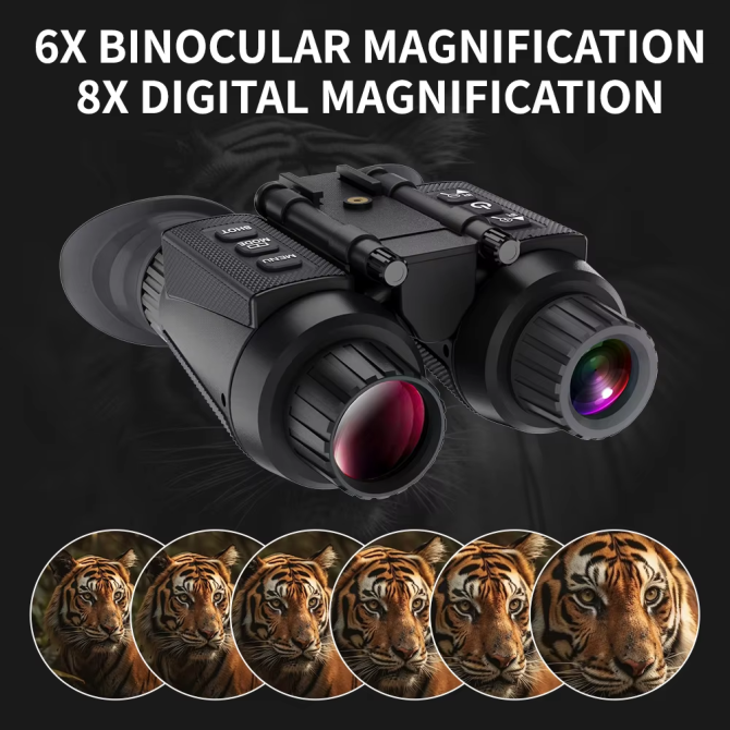 Бінокуляри нічного бачення NV8300 HD 4K (до 500м) + шолом (ABS пластик) + кріплення FMA L4G24 + карта 64Гб Вінниця - фото 4