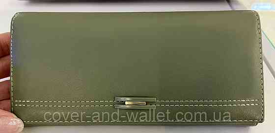 Женский классический кошелек зеленого цвета на магнитной застежке TAILIAN T8603 Киев