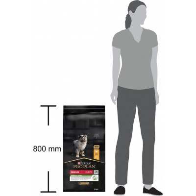 Сухий корм для собак Purina Pro Plan Dog Medium Puppy з високим вмістом курки 12 кг (7613035120402) Вінниця - фото 6