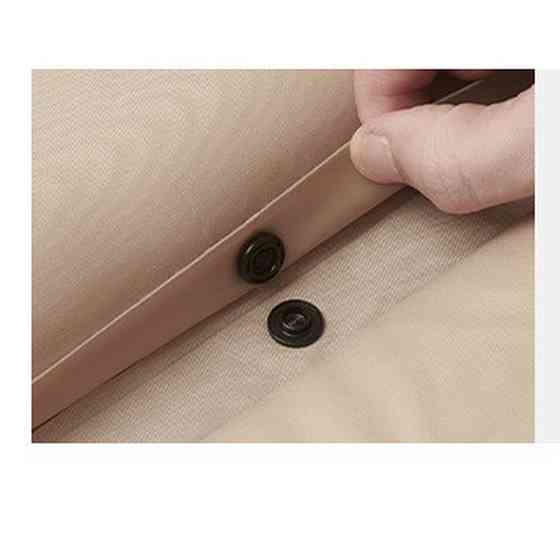 Матрац туристичний із подушкою, самонадувний двомісний Naturehike CNK2550WS025, вологостійкий, 200х130х3 см, бежевий Київ