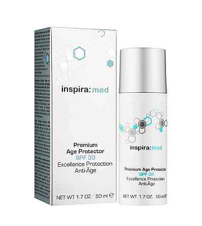 Антивіковий крем SPF30 anti-age Premium Age Protector Inspira Med 50 мл Київ