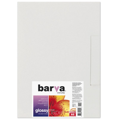 Фотобумага Barva A3 Everyday Glossy 155г double-sided 60с (IP-GE155-310) Винница - изображение 1