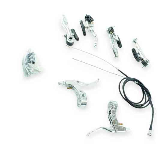 Велотормоз сборе ободной передний, задний (вибрейк) 28 аллюминий в Мукачево