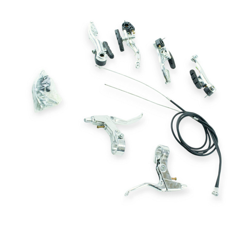 Велотормоз сборе ободной передний, задний (вибрейк) 28 аллюминий в Мукачево - изображение 1