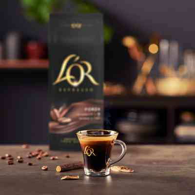 Кофе L'OR Espresso Forza 100% Арабика в зернах 1 кг (8711000400760) Винница